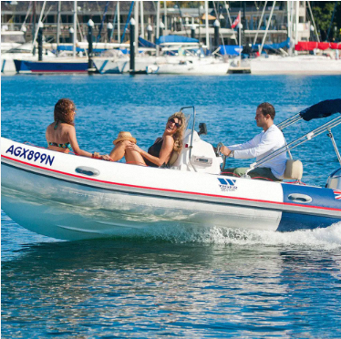 Funções de barco de alumínio